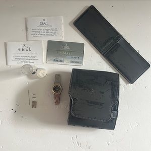 Women's EBEL Sport Classic wave watch, stainless steel and 18K yellow gold